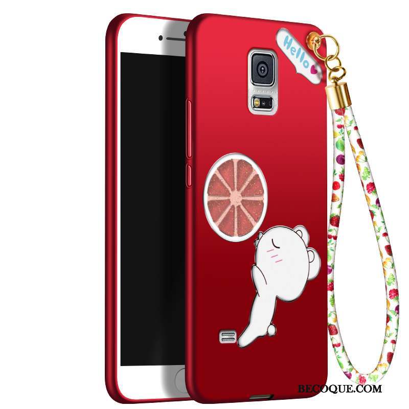 Samsung Galaxy Note 4 Rouge Incassable Silicone Tendance Coque De Téléphone Dessin Animé