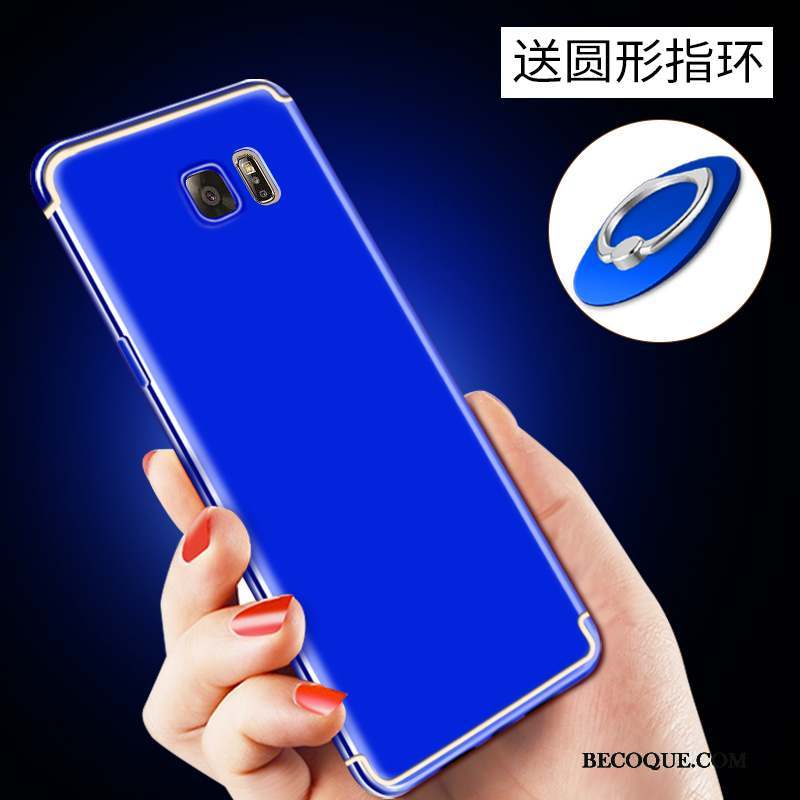Samsung Galaxy Note 5 Coque De Téléphone Incassable Délavé En Daim Téléphone Portable Étui Silicone