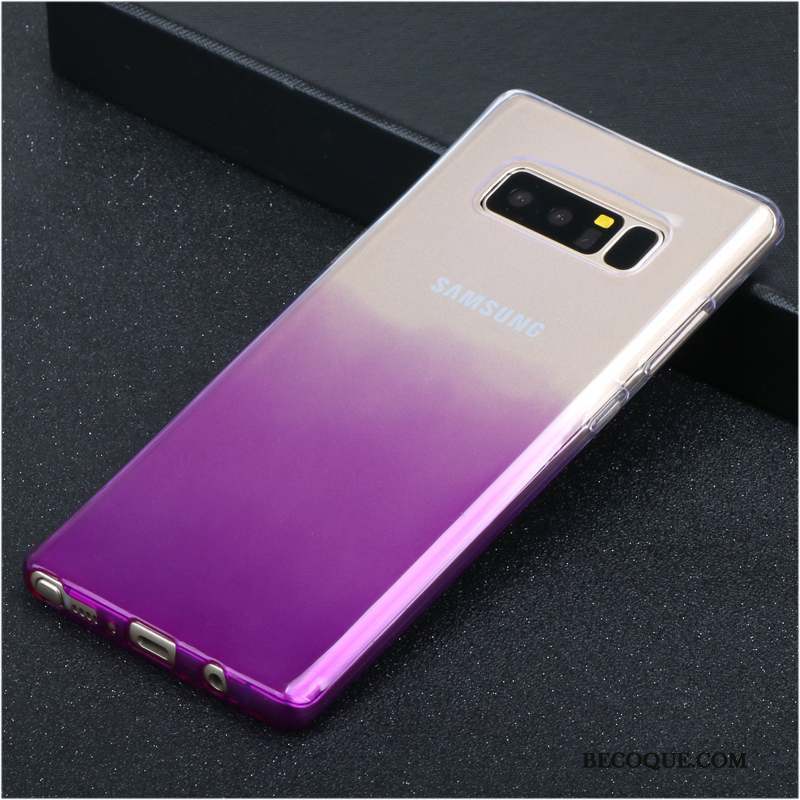 Samsung Galaxy Note 5 Coque Incassable Personnalité Violet Créatif Très Mince Protection