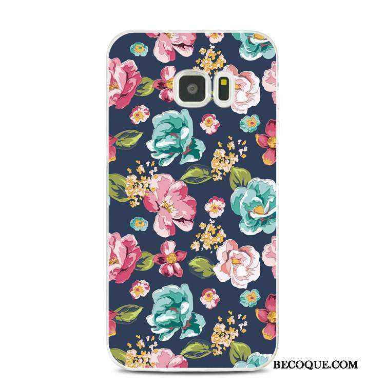 Samsung Galaxy Note 5 Protection Coque De Téléphone Silicone Fleur Multicolore