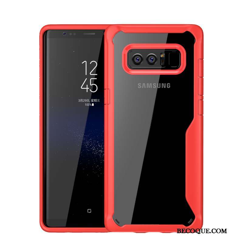 Samsung Galaxy Note 8 Coque De Téléphone Tout Compris Incassable Nouveau Silicone Transparent