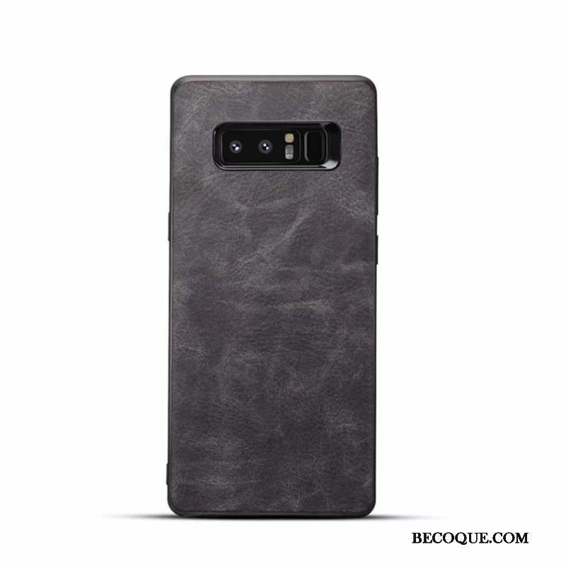 Samsung Galaxy Note 8 Cuir Téléphone Portable Fluide Doux Étui Coque De Téléphone Protection