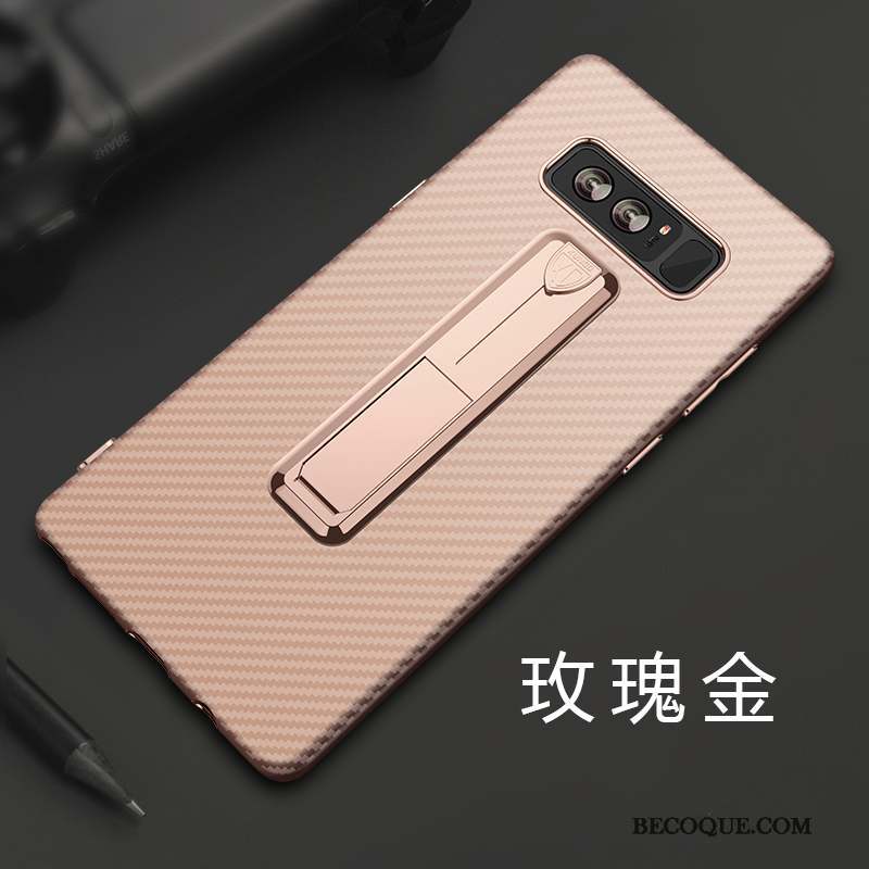 Samsung Galaxy Note 8 Or Rose Fluide Doux Coque De Téléphone Tout Compris Boucle Anneau