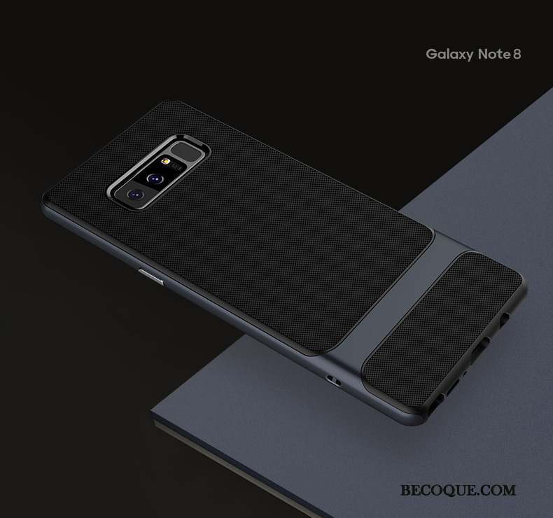 Samsung Galaxy Note 8 Protection Silicone Coque De Téléphone Ornements Suspendus Tendance Gris