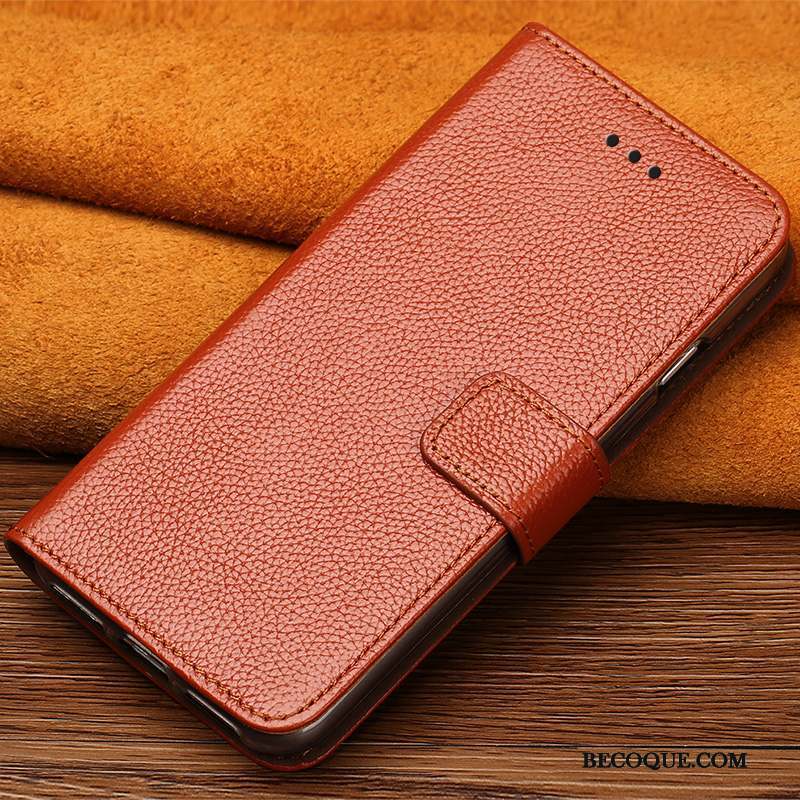 Samsung Galaxy Note 8 Étui En Cuir Marron Ornements Suspendus Tout Compris Cuir Véritable Coque De Téléphone