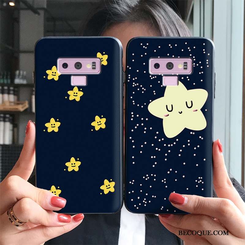 Samsung Galaxy Note 9 Coque Ornements Suspendus Simple Grand Créatif Incassable Tendance