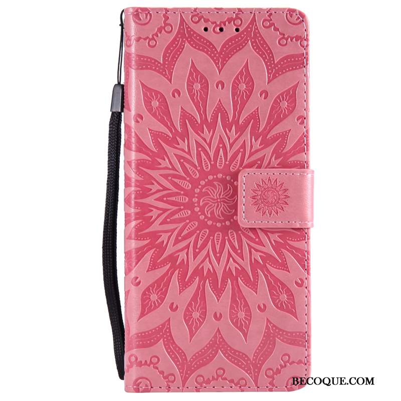 Samsung Galaxy Note 9 Protection Coque De Téléphone Rouge Soleil Fleur Housse