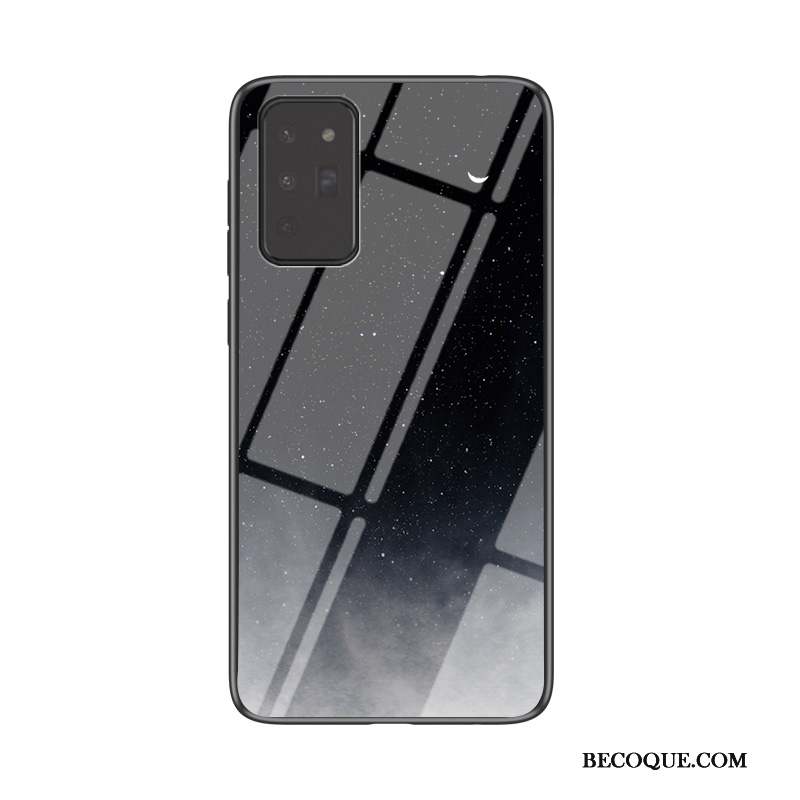 Samsung Galaxy Note20 Coque Étui Verre Peinture Incassable Tout Compris Dégradé