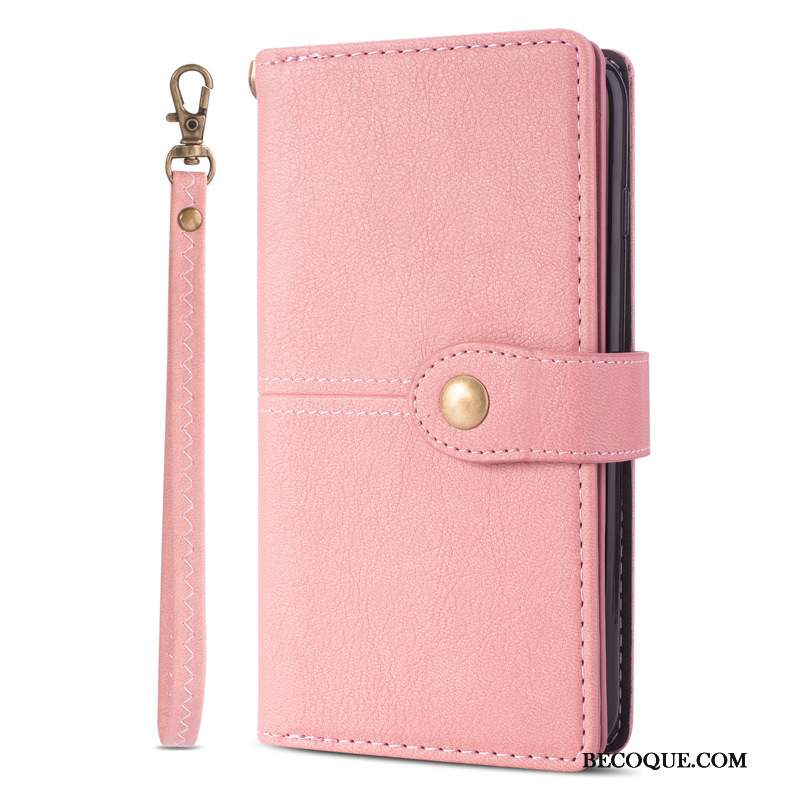 Samsung Galaxy Note20 Ultra Coque De Téléphone Rose Étui En Cuir