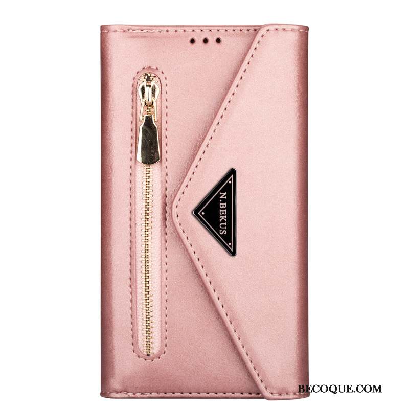 Samsung Galaxy Note20 Ultra Housse Rose Étui En Cuir Coque De Téléphone