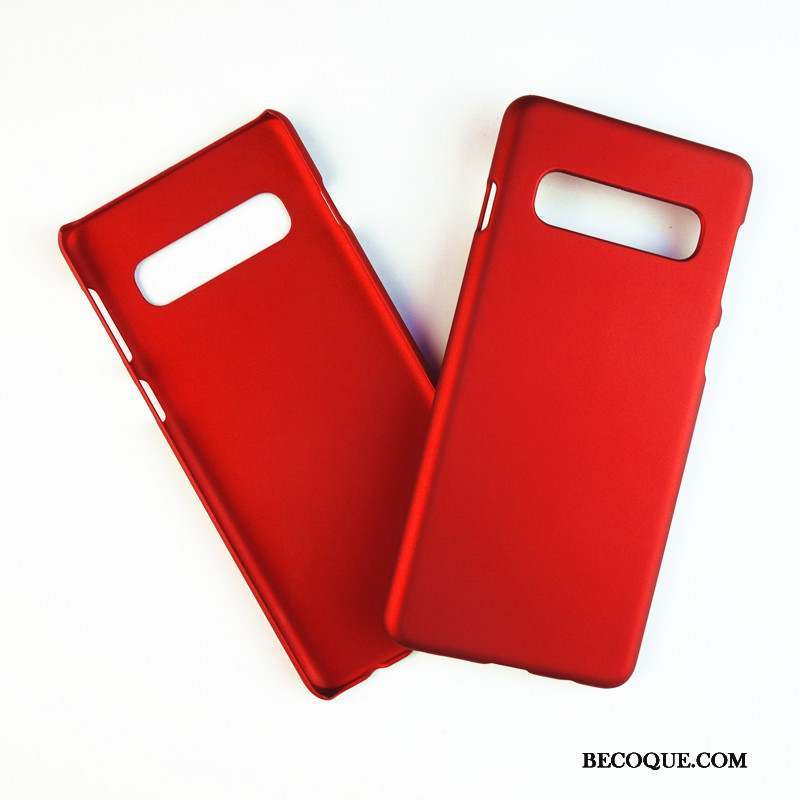 Samsung Galaxy S10 5g Étui Difficile Protection Téléphone Portable Coque De Téléphone Rouge