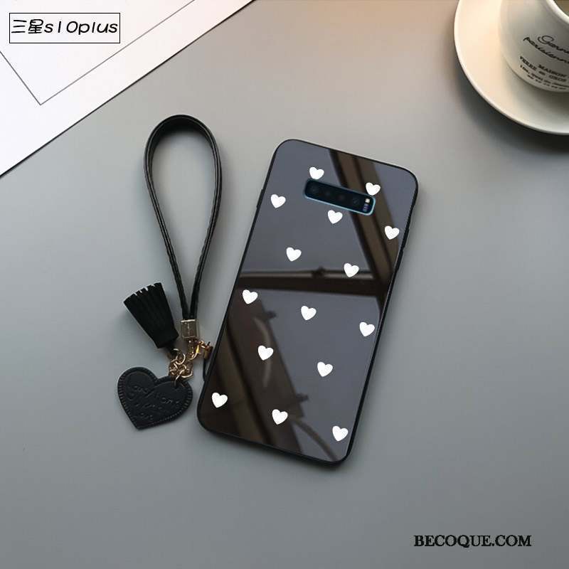 Samsung Galaxy S10+ Coque De Téléphone Personnalité Tout Compris Losange Incassable Amoureux