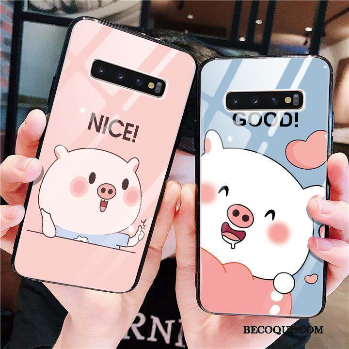 Samsung Galaxy S10+ Coque Étui Fluide Doux Charmant Difficile Incassable Protection