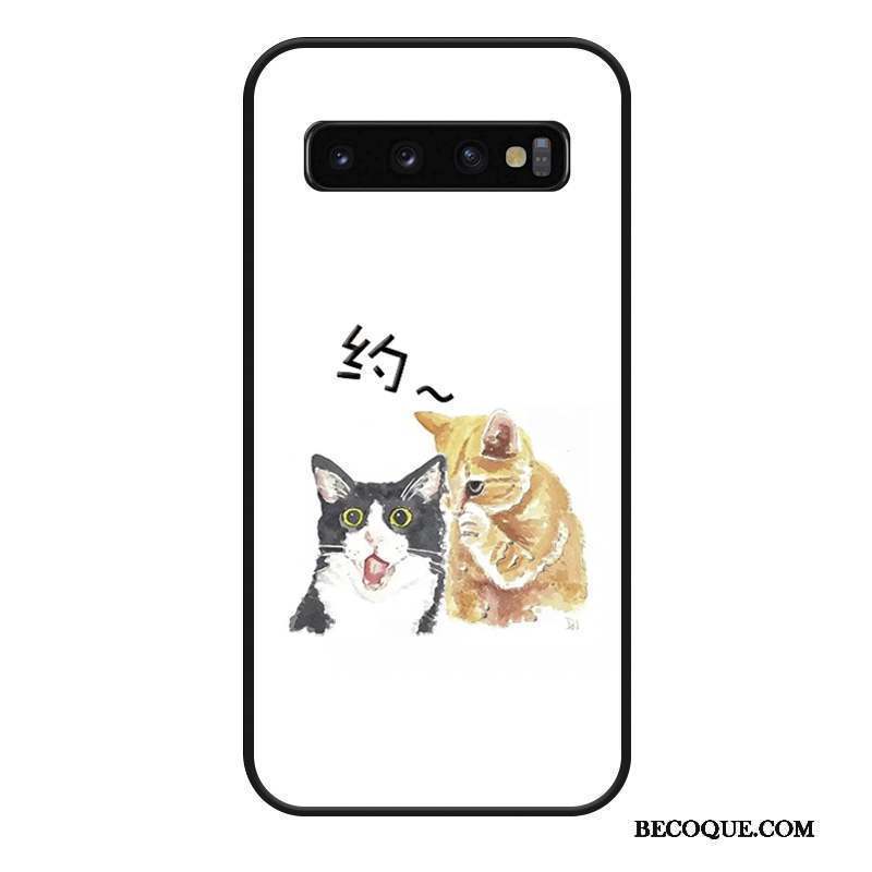 Samsung Galaxy S10+ Marque De Tendance Ornements Suspendus Frais Coque De Téléphone Tout Compris Incassable