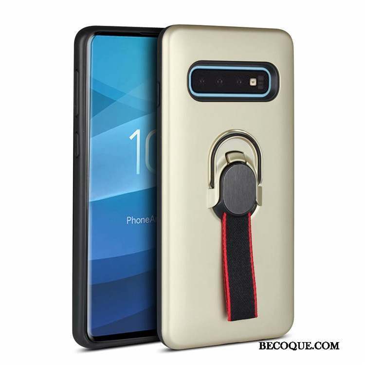 Samsung Galaxy S10+ Support Étui À Bord Coque De Téléphone Incassable Protection