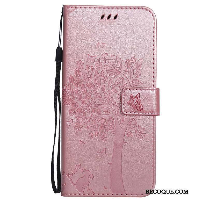 Samsung Galaxy S10+ Étui En Cuir Coque Tout Compris Protection Rose Portefeuille