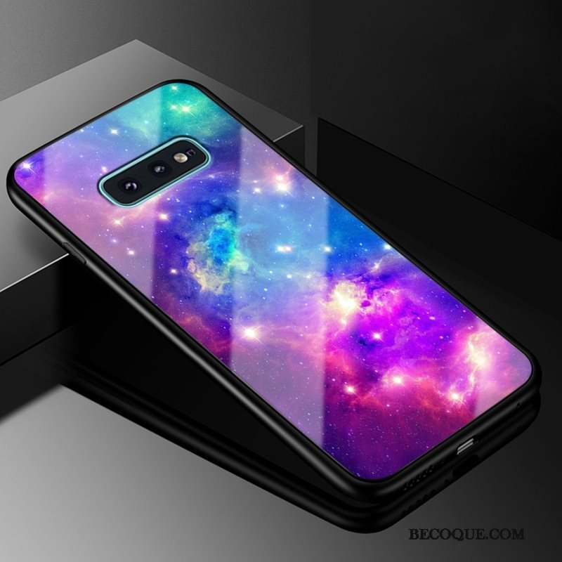 Samsung Galaxy S10e Coque De Téléphone Difficile Violet Verre Incassable Tout Compris