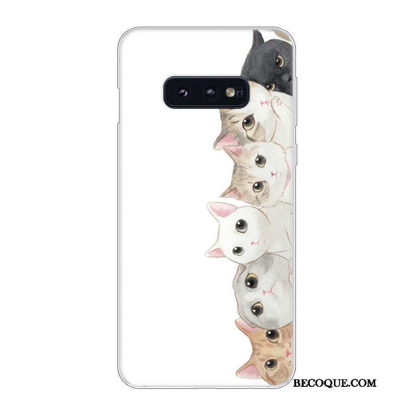 Samsung Galaxy S10e Coque De Téléphone Étui Blanc Art Tendance Protection