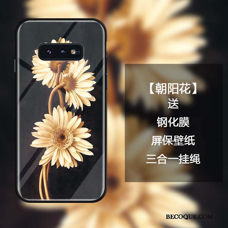 Samsung Galaxy S10e Coque Simple Tendance Clair Incassable Tout Compris Protection