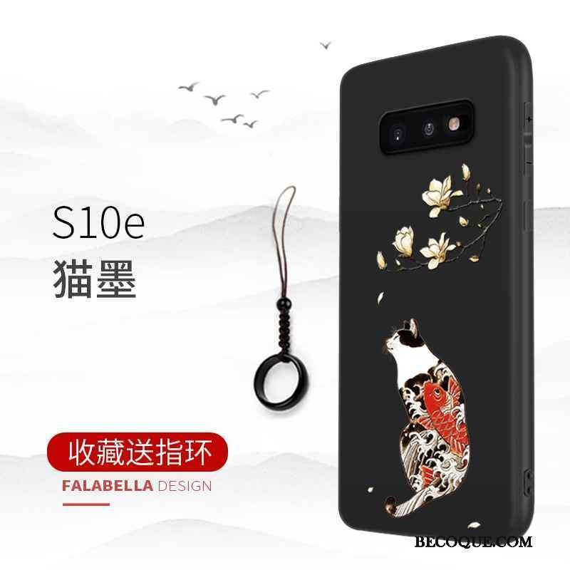 Samsung Galaxy S10e Incassable Business Simple Coque De Téléphone Étui Noir