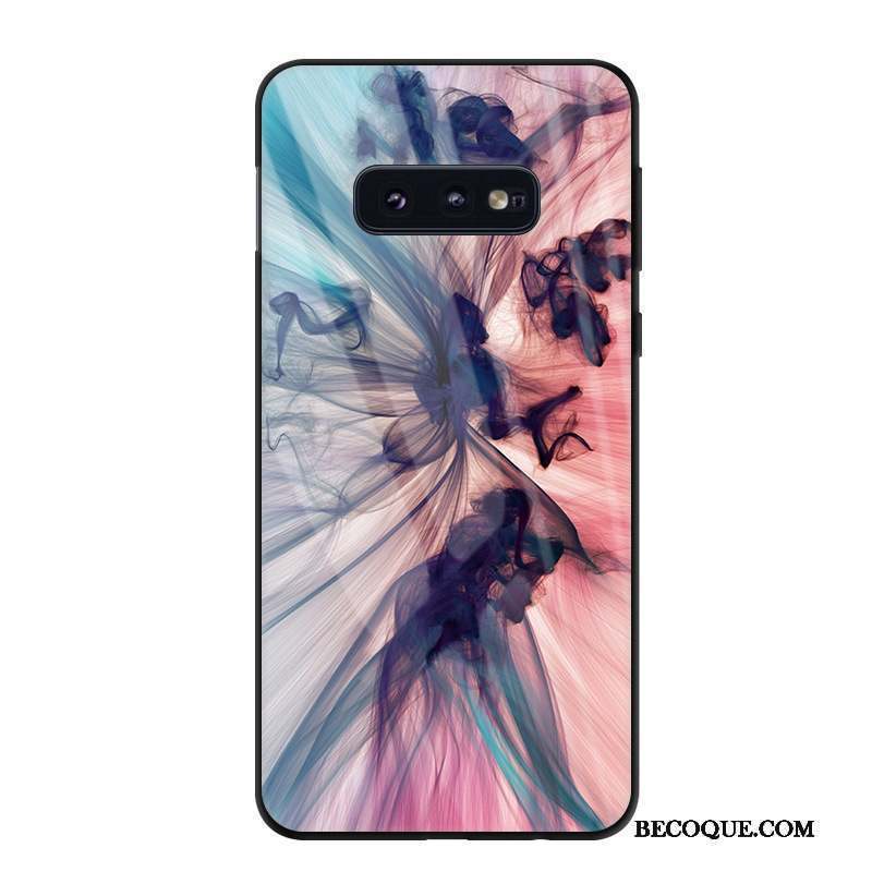 Samsung Galaxy S10e Miroir Étui Rose Coque De Téléphone Incassable Verre