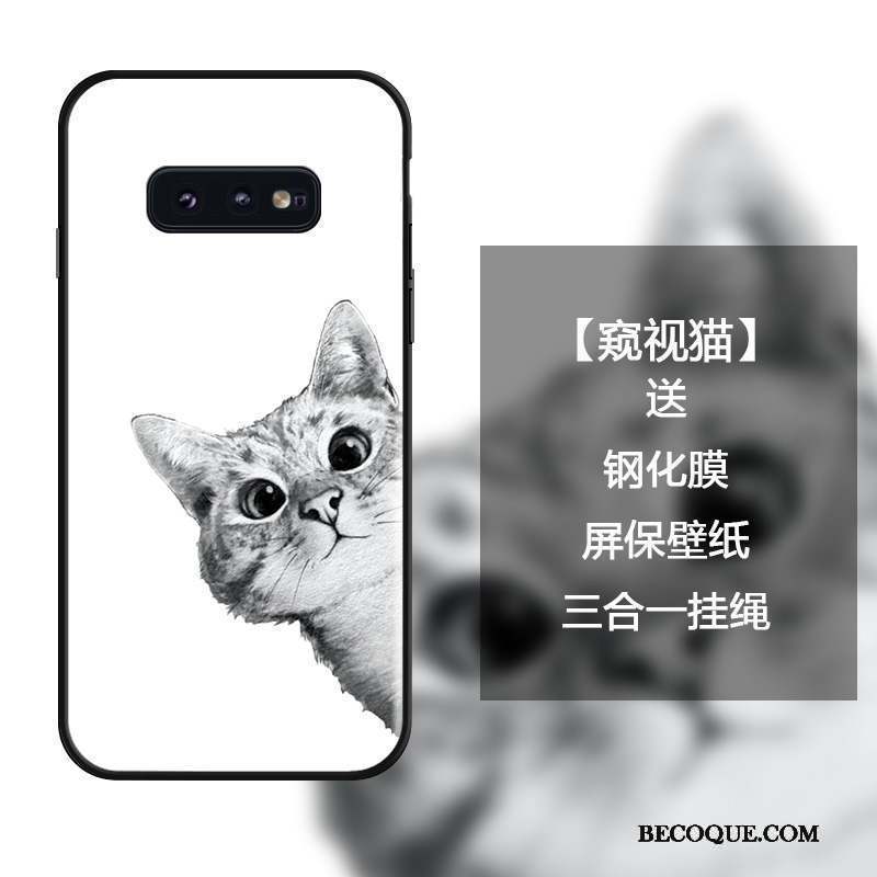 Samsung Galaxy S10e Mode Coque De Téléphone Drôle Blanc Ornements Suspendus Étui