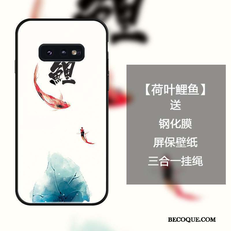 Samsung Galaxy S10e Style Chinois Étui Protection Coque De Téléphone Tendance Personnalité