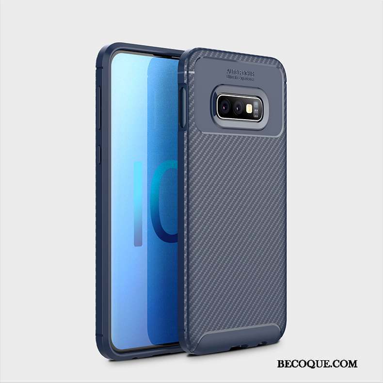 Samsung Galaxy S10e Tout Compris Coque De Téléphone Bleu Modèle Fleurie Silicone Incassable