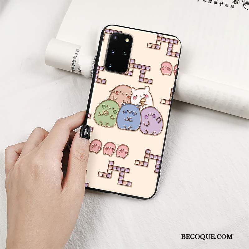 Samsung Galaxy S20+ Coque Amoureux Dessin Animé Tout Compris Protection Nouveau Étui