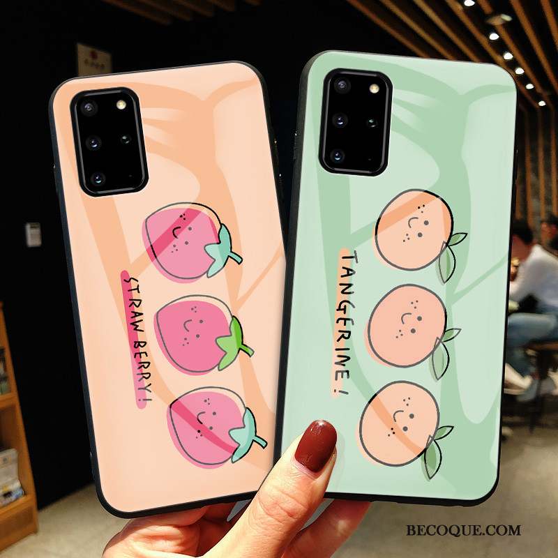 Samsung Galaxy S20+ Mignonne Coque De Téléphone Personnalité Étui Créatif Verre