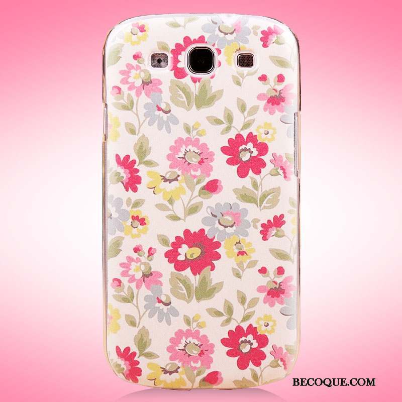 Samsung Galaxy S3 Fleurs Protection Tendance Nouveau Téléphone Portable Coque