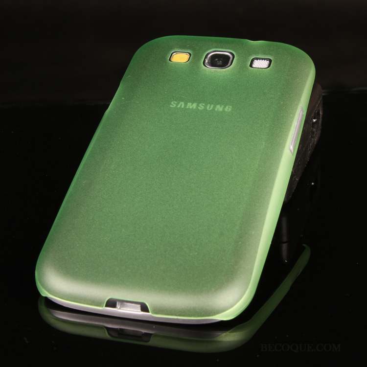 Samsung Galaxy S3 Vert Tendance Étui Protection Coque De Téléphone Transparent