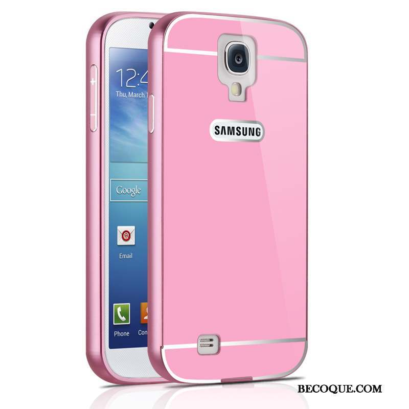 Samsung Galaxy S4 Rouge Couvercle Arrière Coque De Téléphone Étui Métal Border