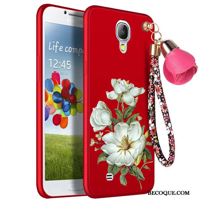 Samsung Galaxy S4 Silicone Légères Nouveau Coque De Téléphone Tout Compris Rouge
