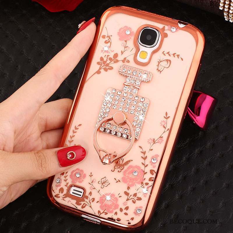 Samsung Galaxy S4 Strass Étui Anneau Protection Coque De Téléphone