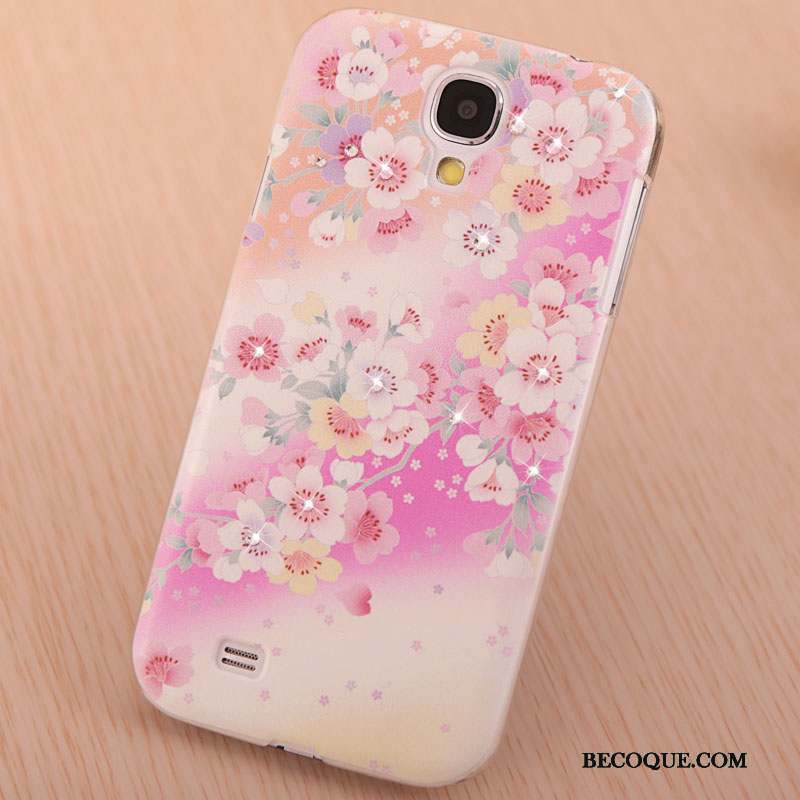 Samsung Galaxy S4 Étui Rose Protection Coque De Téléphone