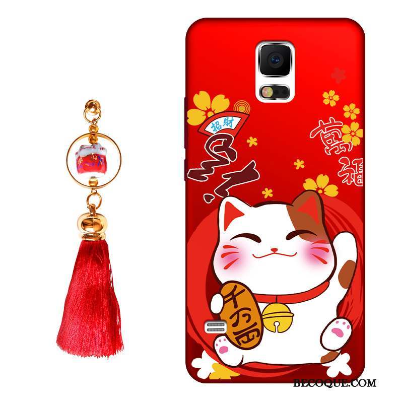 Samsung Galaxy S5 Coque Nouveau Téléphone Portable Richesse Chat Rouge Silicone