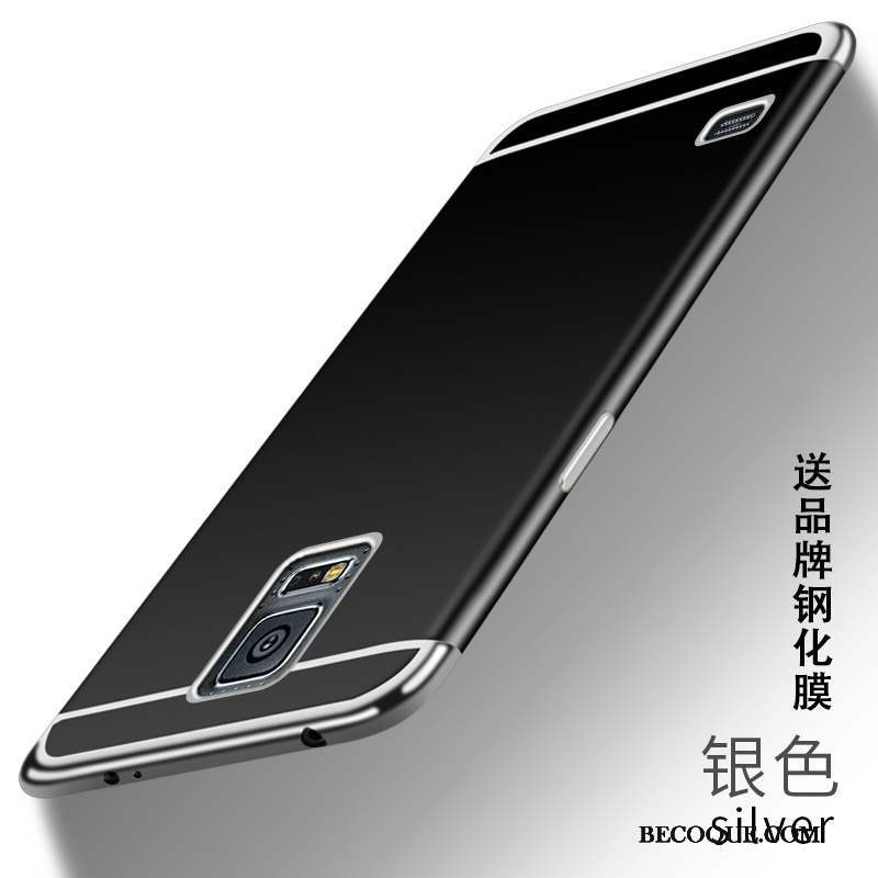 Samsung Galaxy S5 Silicone Argent Incassable Fluide Doux Étui Coque De Téléphone