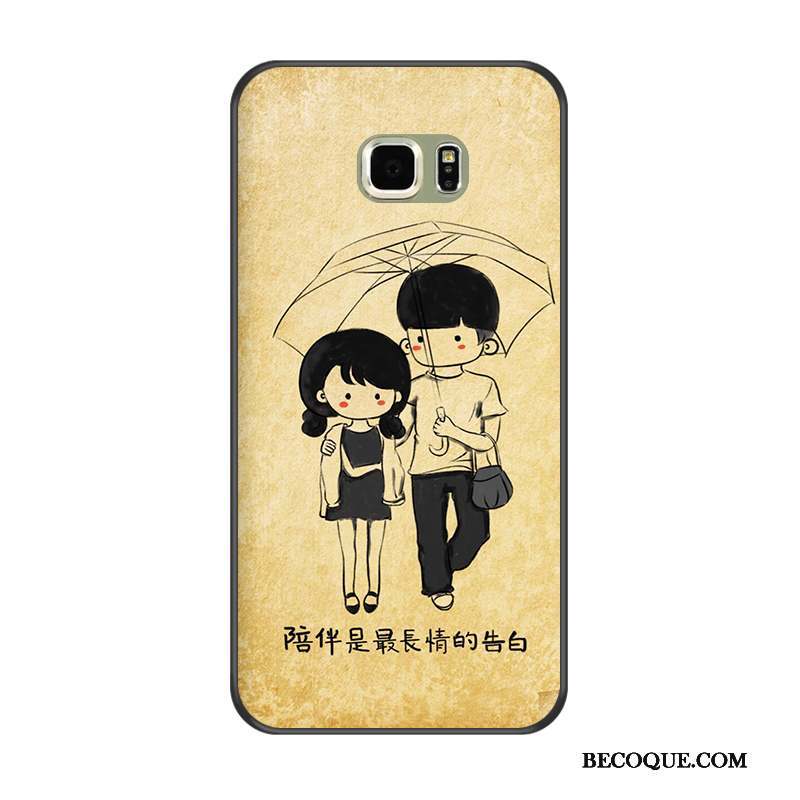 Samsung Galaxy S6 Edge + Dessin Animé Silicone Protection Coque De Téléphone Incassable Fluide Doux