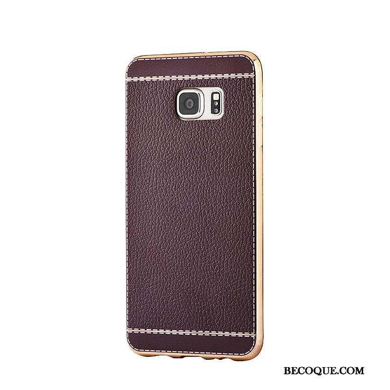 Samsung Galaxy S6 Edge + Modèle Fleurie Coque De Téléphone Placage Étui Tendance Protection