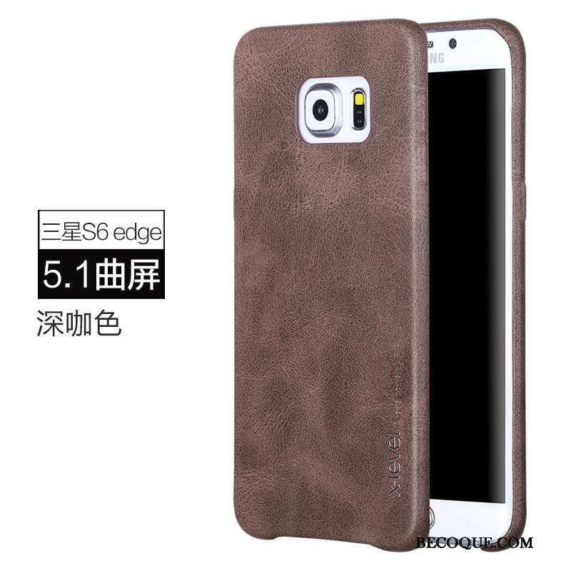 Samsung Galaxy S6 Edge Protection Étui Coque De Téléphone Business Foncé Incassable