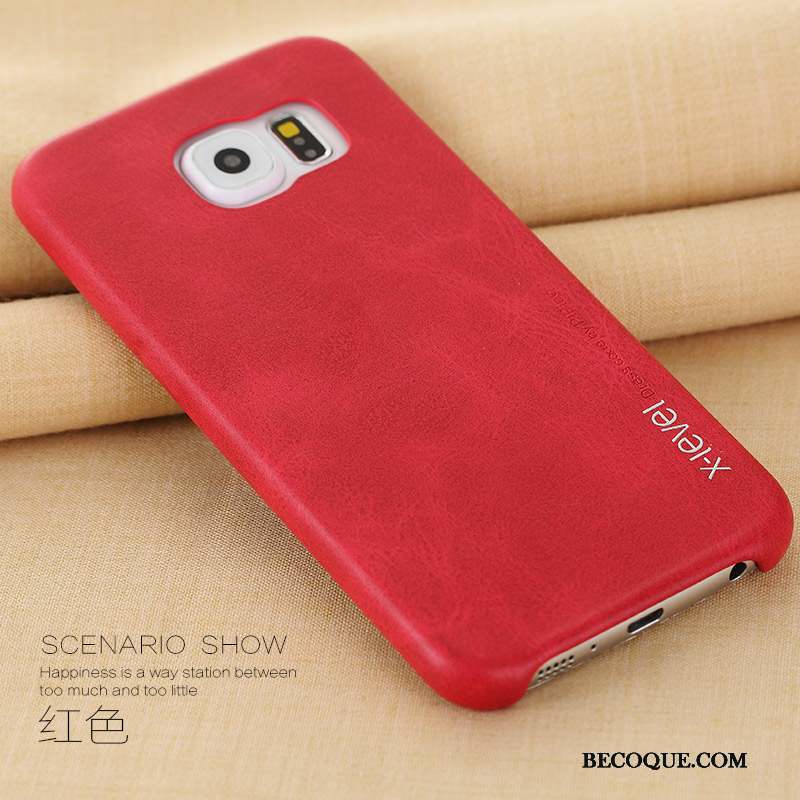 Samsung Galaxy S6 Protection Nouveau Business Rouge Étui Coque De Téléphone