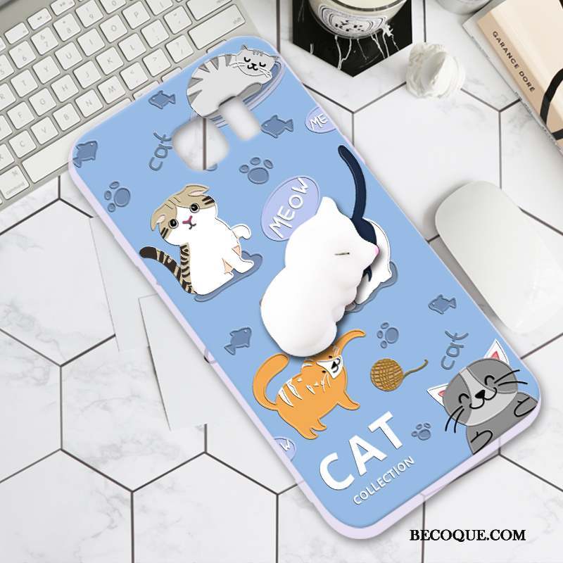 Samsung Galaxy S7 Coque Incassable Silicone Créatif Tout Compris Étui Fluide Doux