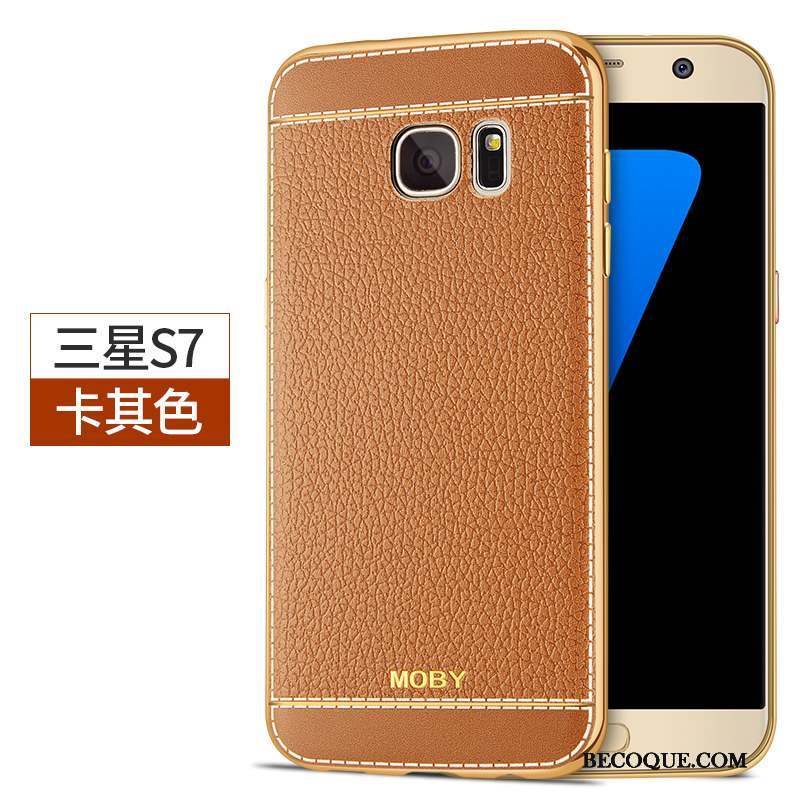 Samsung Galaxy S7 Coque Nouveau Incassable Téléphone Portable Étui Silicone Protection