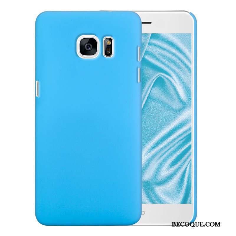 Samsung Galaxy S7 Edge Coque Bleu Clair Business Étui Délavé En Daim De Téléphone