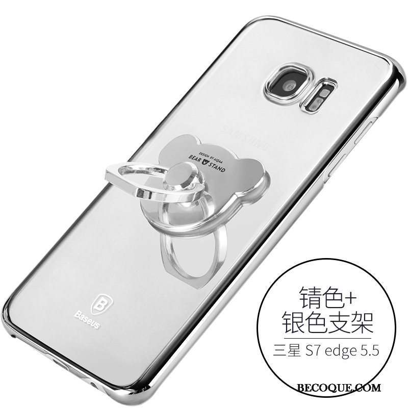 Samsung Galaxy S7 Edge Étui Coque De Téléphone Protection Argent Incassable Accessoires