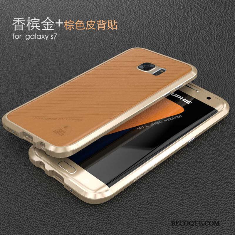 Samsung Galaxy S7 Étui Coque Métal Très Mince Border Protection