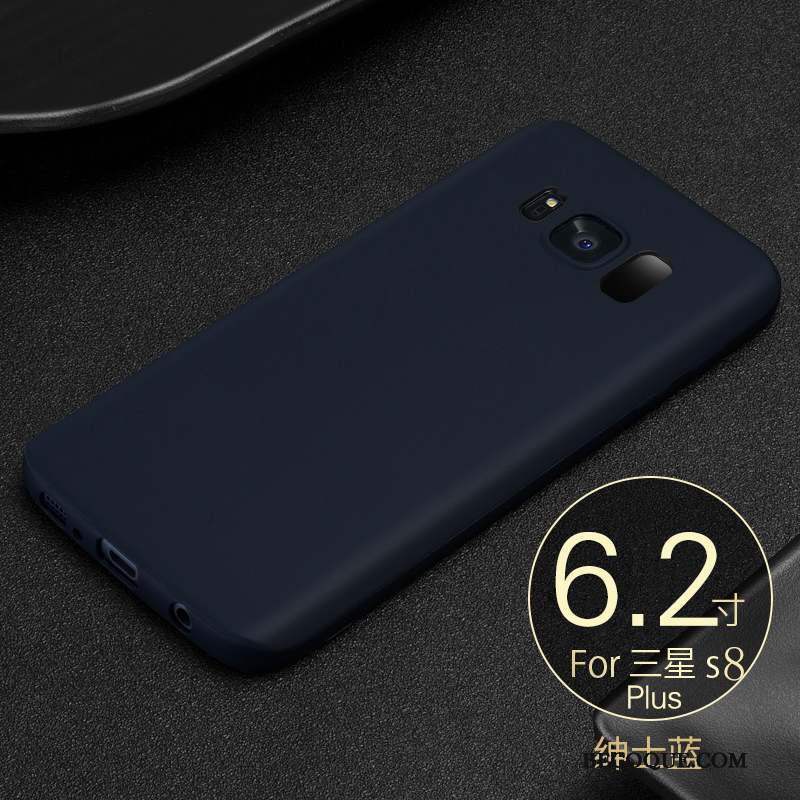 Samsung Galaxy S8+ Bleu Marin Coque De Téléphone Très Mince Incassable Protection Simple