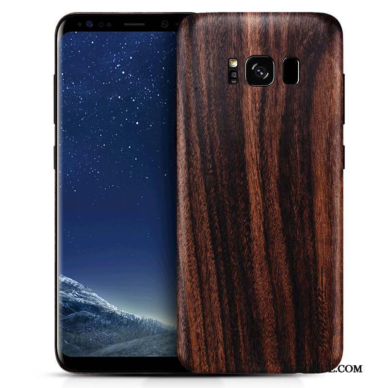 Samsung Galaxy S8 Bois Massif Coque Protection De Téléphone Sac Très Mince