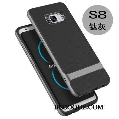 Samsung Galaxy S8 Border Coque Silicone Incassable Protection Tendance